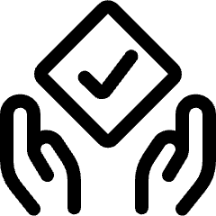 Truth Hand Icon from Ultimate Regular Set