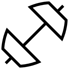 Gym Fitness Icon from Platinum Set