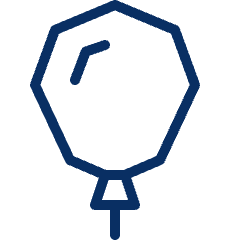 Balloon Icon from Cyber Line Set