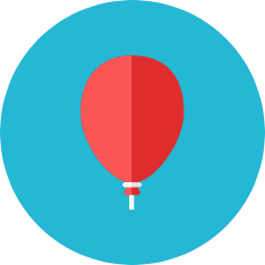 Balloon Icon from Kameleon Colors Set