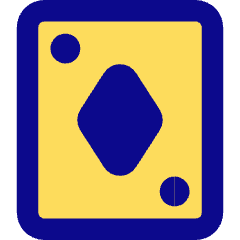Card Game Diamond Icon from Core Pop Set