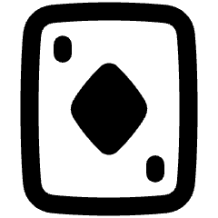 Card Game Diamond Icon from Plump Remix Set