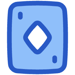 Card Game Diamond Icon from Plump Duo Set