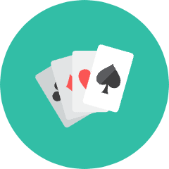Cards Icon from Kameleon Colors Set