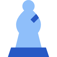 Chess Bishop Icon from Sharp Flat Set