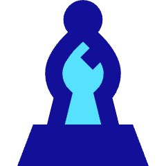 Chess Bishop Icon from Sharp Pop Set