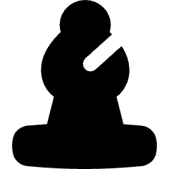 Chess Bishop Icon from Flex Solid Set