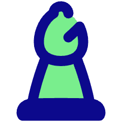 Chess Bishop Icon from Plump Pop Set