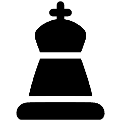 Chess King Icon from Plump Solid Set