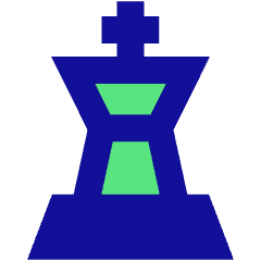 Chess King Icon from Sharp Pop Set