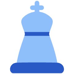 Chess King Icon from Plump Flat Set