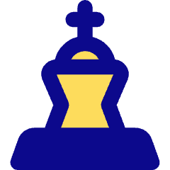 Chess King Icon from Core Pop Set