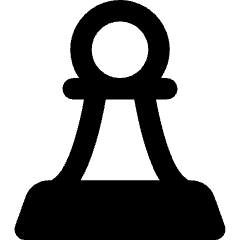Chess Pawn Icon from Core Remix Set