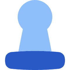 Chess Pawn Icon from Flex Flat Set