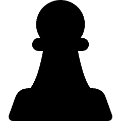 Chess Pawn Icon from Core Solid Set