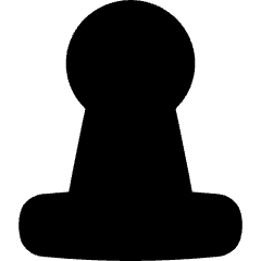 Chess Pawn Icon from Flex Solid Set