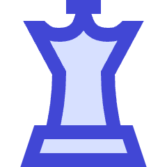 Chess Queen 1 Icon from Sharp Duo Set