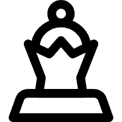 Chess Queen 1 Icon from Core Line Set