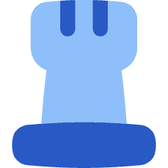 Chess Rook Icon from Flex Flat Set