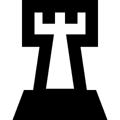 Chess Rook Icon from Sharp Remix Set