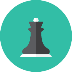 Chess Icon from Kameleon Colors Set