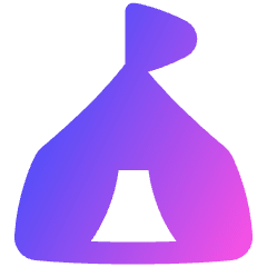 Circus Tent Icon from Plump Gradient Set