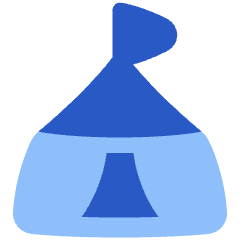 Circus Tent Icon from Plump Flat Set