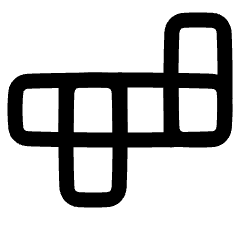 Crossword Icon from Plump Line Set