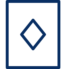 Diamond Card Icon from Cyber Line Set