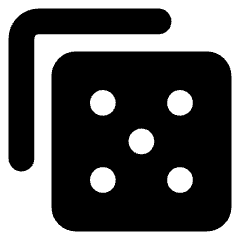 Dice Icon from Core Solid Set