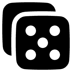 Dice Icon from Plump Solid Set