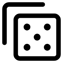 Dice Icon from Core Line Set