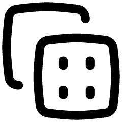 Dice Icon from Flex Line Set