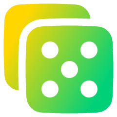 Dice Icon from Plump Gradient Set