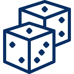 Dices Icon from Cyber Line Set