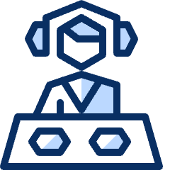 DJ Icon from Cyber Duotone Set