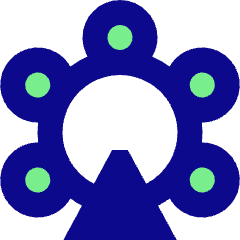Ferris Wheel Icon from Sharp Pop Set