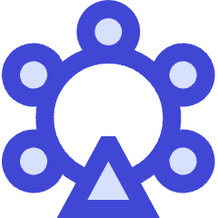 Ferris Wheel Icon from Sharp Duo Set