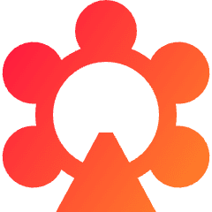 Ferris Wheel Icon from Sharp Gradient Set