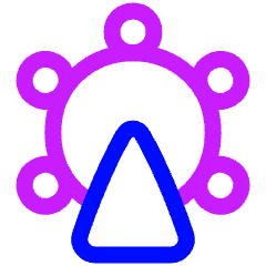Ferris Wheel Icon from Plump Neon Set