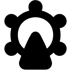 Ferris Wheel Icon from Plump Solid Set