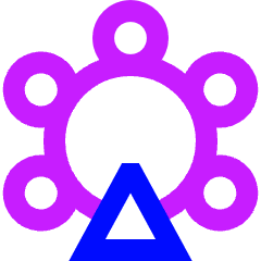 Ferris Wheel Icon from Sharp Neon Set
