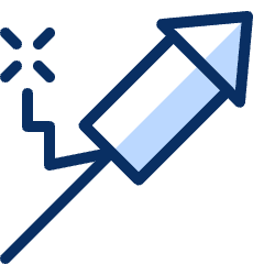 Firework Icon from Cyber Duotone Set