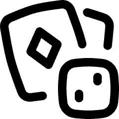 Gambling Icon from Flex Line Set