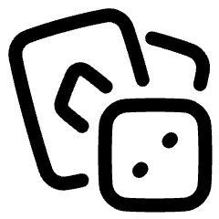 Gambling Icon from Plump Line Set