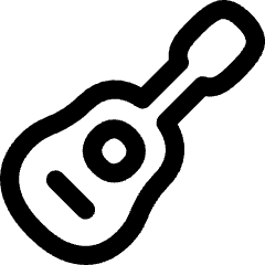 Guitar Icon from Flex Line Set