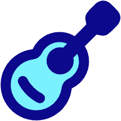 Guitar Icon from Plump Pop Set