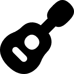 Guitar Icon from Flex Solid Set