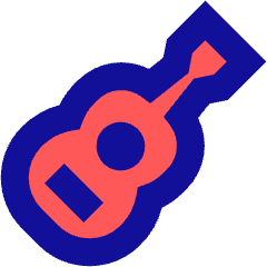 Guitar Icon from Sharp Pop Set