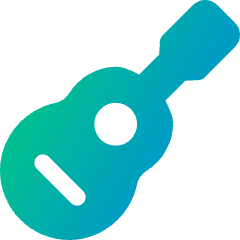 Guitar Icon from Core Gradient Set